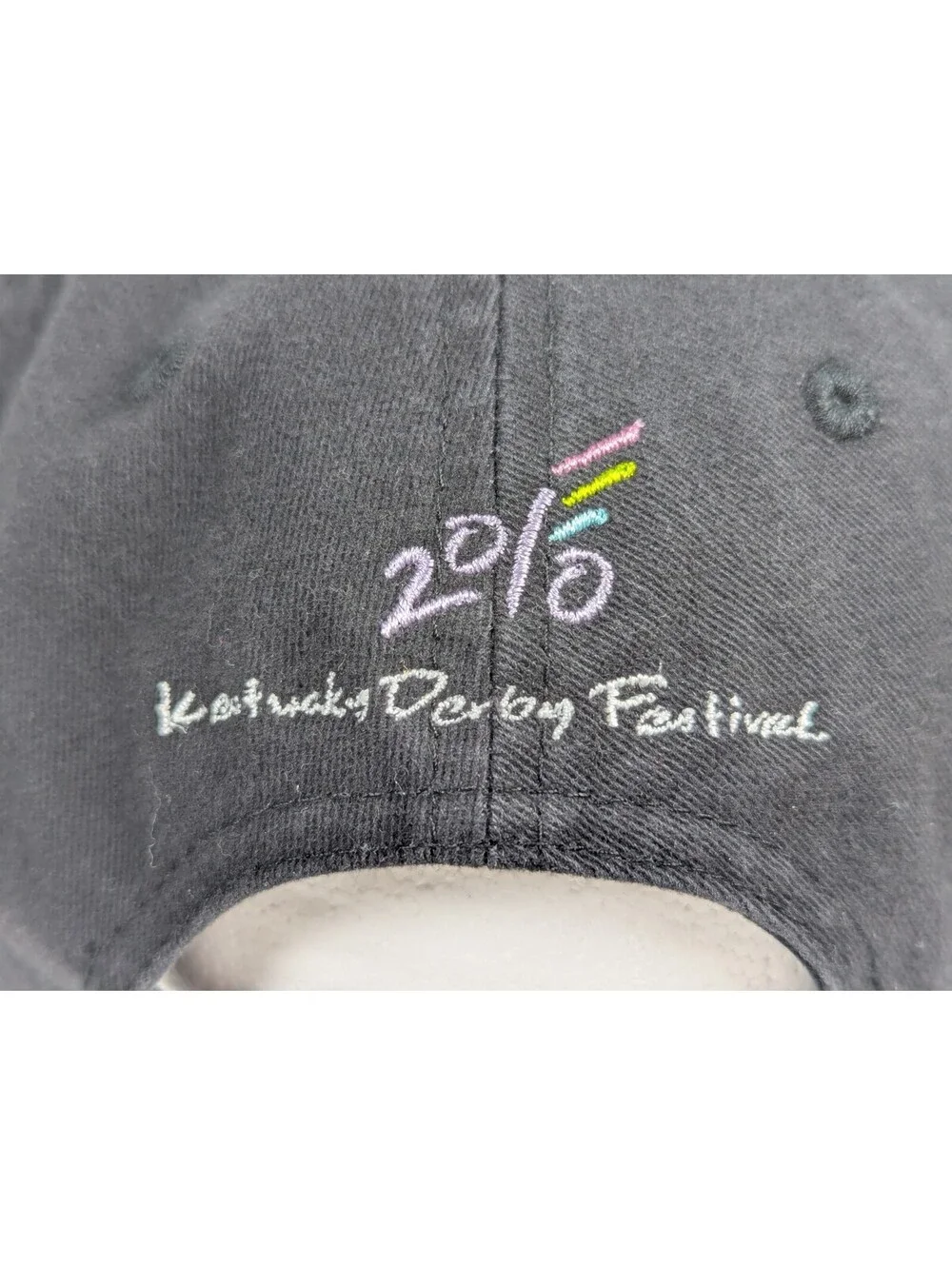 2010 - Kentucky Derby Festival - Adjustable Cap / Hat - Black